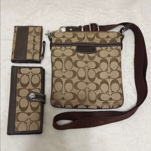 Coach Crossbody & Wallet Set